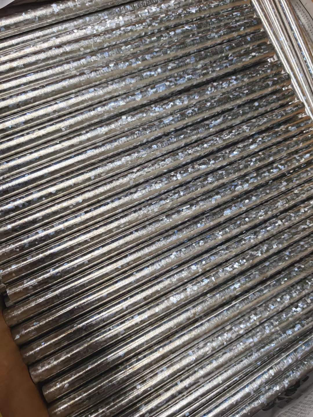 Crystalized Titanium round rod, Grade 5, 30mm diameter