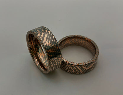 Superconductor ring, 8mm width, flat profile