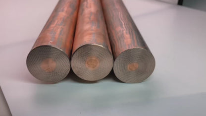 32 mm OD, 10mm diameter of copper core and 1.0 mm dot diameter, for superconductor ring, coin, EDC