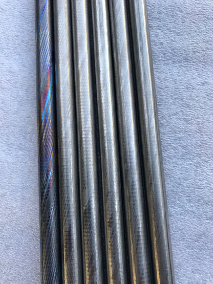 Timasucs rod, Damascus Titanium, MokuTi, Titanium alloy, ZircTi, ZrTimascus, Black Timascus