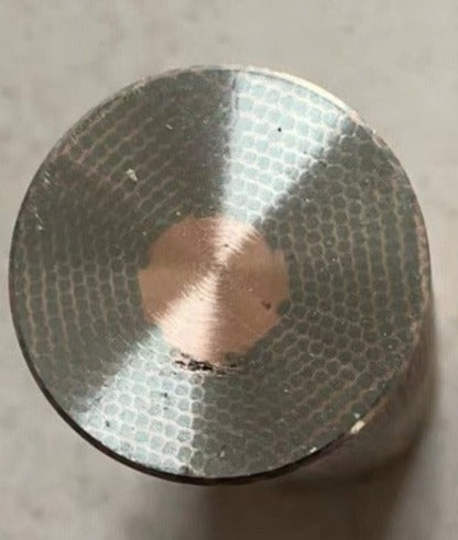 39 mm OD, 10mm diameter of copper core and 1.0 mm dot diameter, superconductor ring, coin, EDC